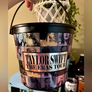 Taylor Swift AMC ERAs novelty popcorn bucket with handle